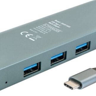 USB-C Multiport Adapter Schwaiger CKUH1000 3x USB 1 x HDMI