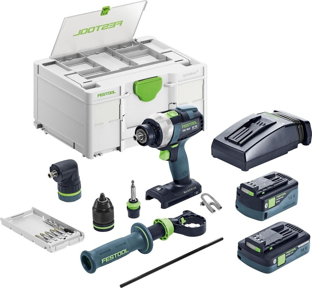 Festool Akkuschrauber Quadrive TDC 18/4 TDC 18/4 5,0/4,0 I-Set (577612) – Neuware