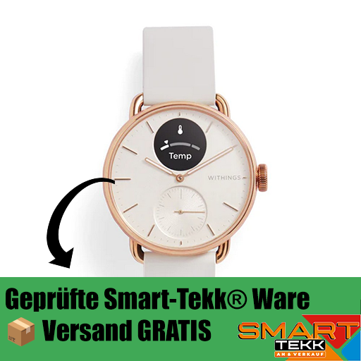 Withings - HWA10-Model 3-All-Int - Hybriduhr - Damen - Scanwatch 2 38mm sand