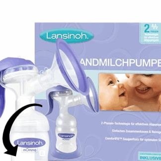 LANSINOH Handmilchpumpe Weithals