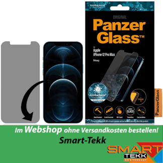 PanzerGlass Privacy antibakteriell Displayschutzfolie iPhone 12 Pro Max