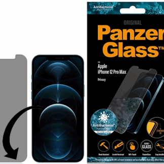 PanzerGlass Privacy antibakteriell Displayschutzfolie iPhone 12 Pro Max