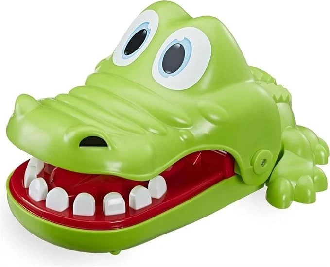 Hasbro Gaming Kroko Doc Brettspiel, lustiges Schnapp-Spiel für 2–4 Spieler
