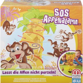 MATTEL GAMES Spiel S.O.S Affenalarm