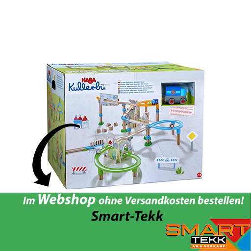 Haba Kugelbahn Kullerbü - Meister-Spielbahn Bergabenteuer Holz-Spielzeug