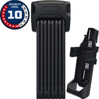 Faltradschloss Abus BORDO™ Big 6000K/120 schwarz + Halter SH