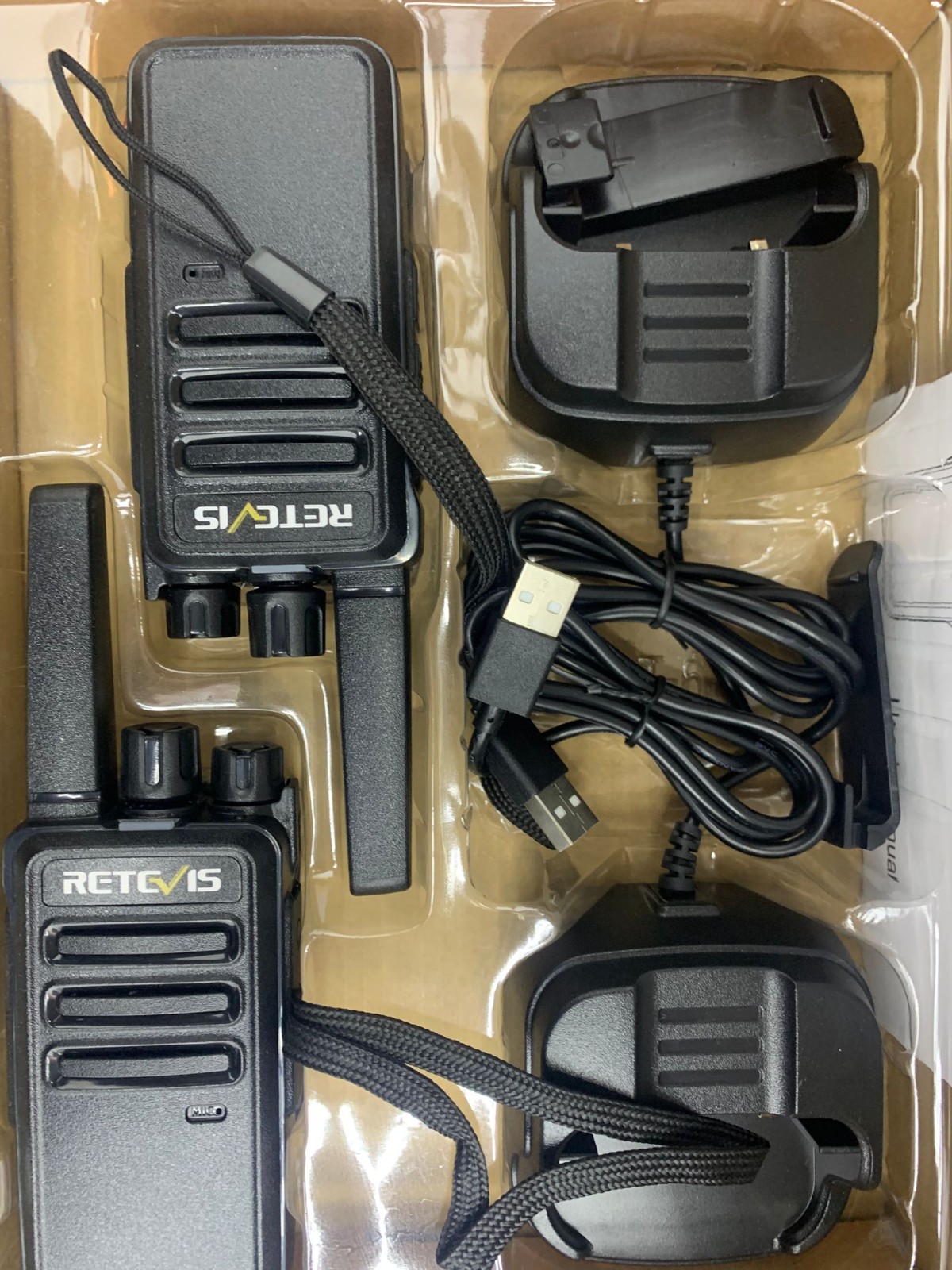 Retevis RT668 Funkgerät mit Headset, Lizenzfrei Walkie Talkie 16 Kanäle,... – Bild 2