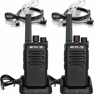 Retevis RT668 Funkgerät mit Headset, Lizenzfrei Walkie Talkie 16 Kanäle,...