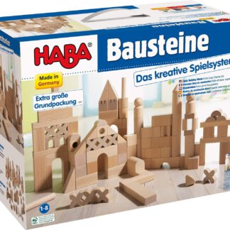 HABA Kleinkindwelt Holzbausteine Basis Extra große Grundpackung 1001077001