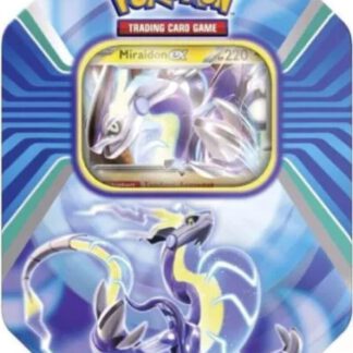 Pokémon Miraidon-ex Tin Box NEU OVP Deutsch • 4 Booster + Promo + Code Karte