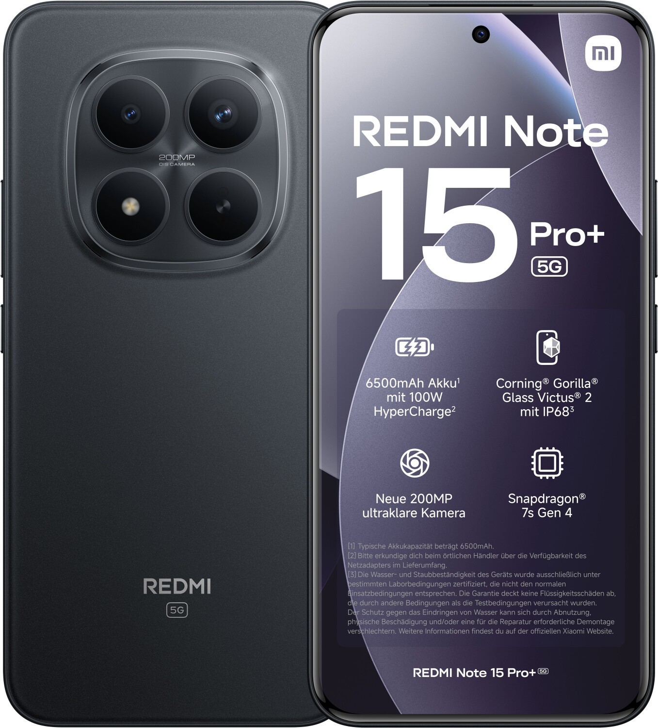 Xiaomi Redmi Note 15 Pro+ 8+256GB 6.83" 5G Black - Gebraucht - Wie Neu - AK5107