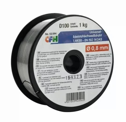CFH Edelstahlschweißdraht 0,8 mm 1 kg 1 Rolle