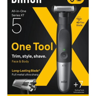 BRAUN Series XT5, + 7 Zubehörteile, 4D-Flex-Klinge - NEU & OVP