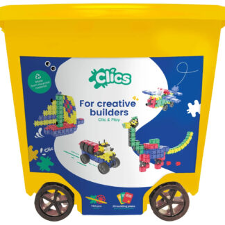 CLICS Rollerbox CB803 // 25 in 1 // 25 Baupl&auml;ne // Bausteine 4-12 Jahre NEU OVP