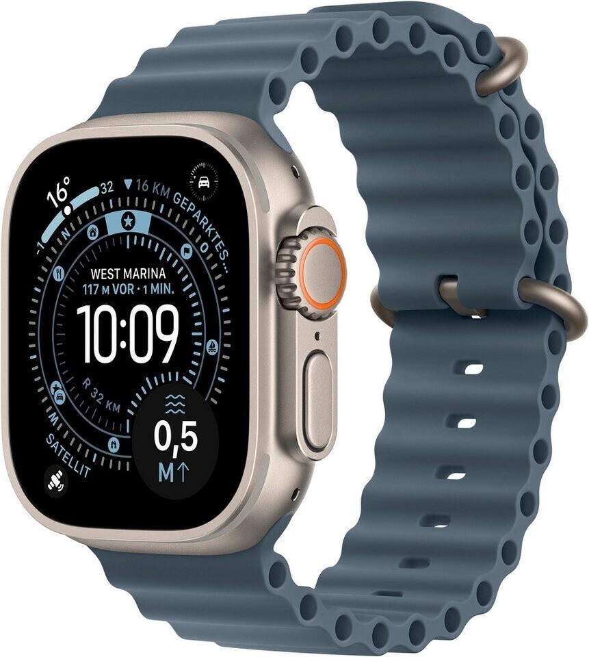APPLE Watch Ultra 3 GPS + Cell 49mm Titangehäuse Ocean Blue GEBRAUCHT