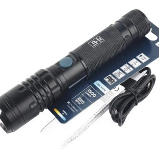 LUMAK PRO LED Akku Taschenlampe 1500 lm 5000 K kaltweiß Reichweite 220 m Leuchtd