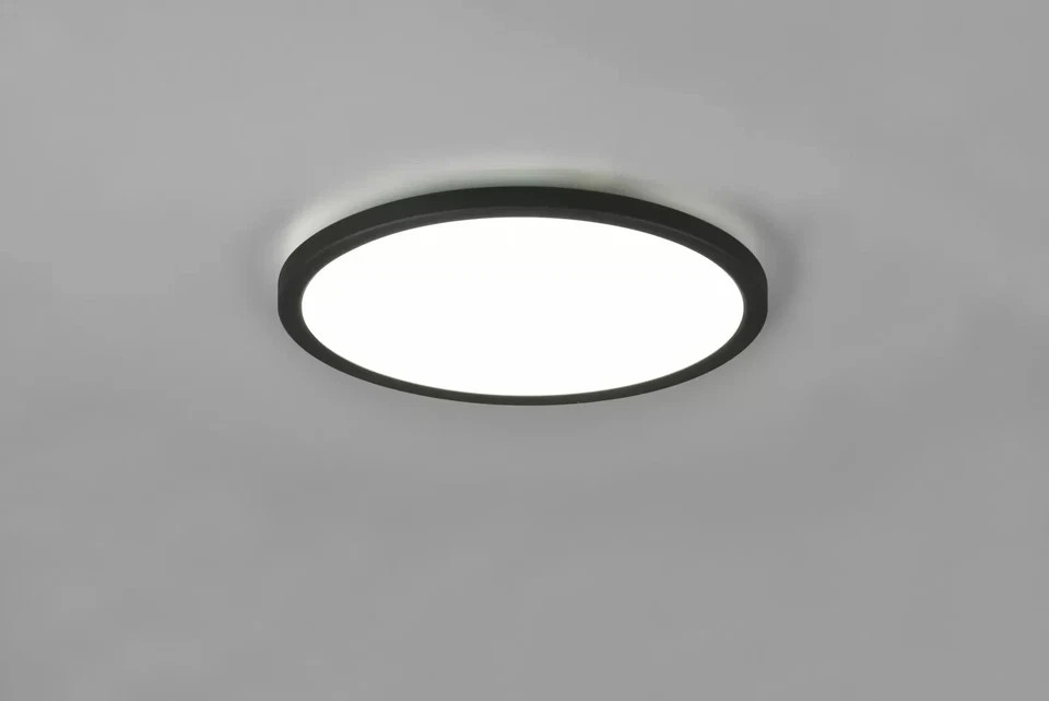 Reality Leuchten Deckenleuchte AUREO schwarz Deckenlampe – Bild 5