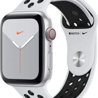 Apple Watch 5 Nike+ GPS + LTE 44mm Silber / Schwarz - Fair - 81% - AK5324