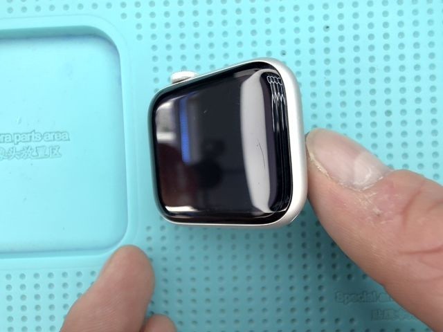 Apple Watch 5 Nike+ GPS + LTE 44mm Silber / Schwarz - Fair - 81% - AK5324 – Bild 6