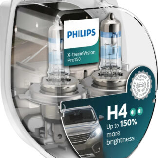 2x H4 Lampe PHILIPS X-treme Vision 60/55 Watt 12V Abblendlicht Scheinwerfer +150