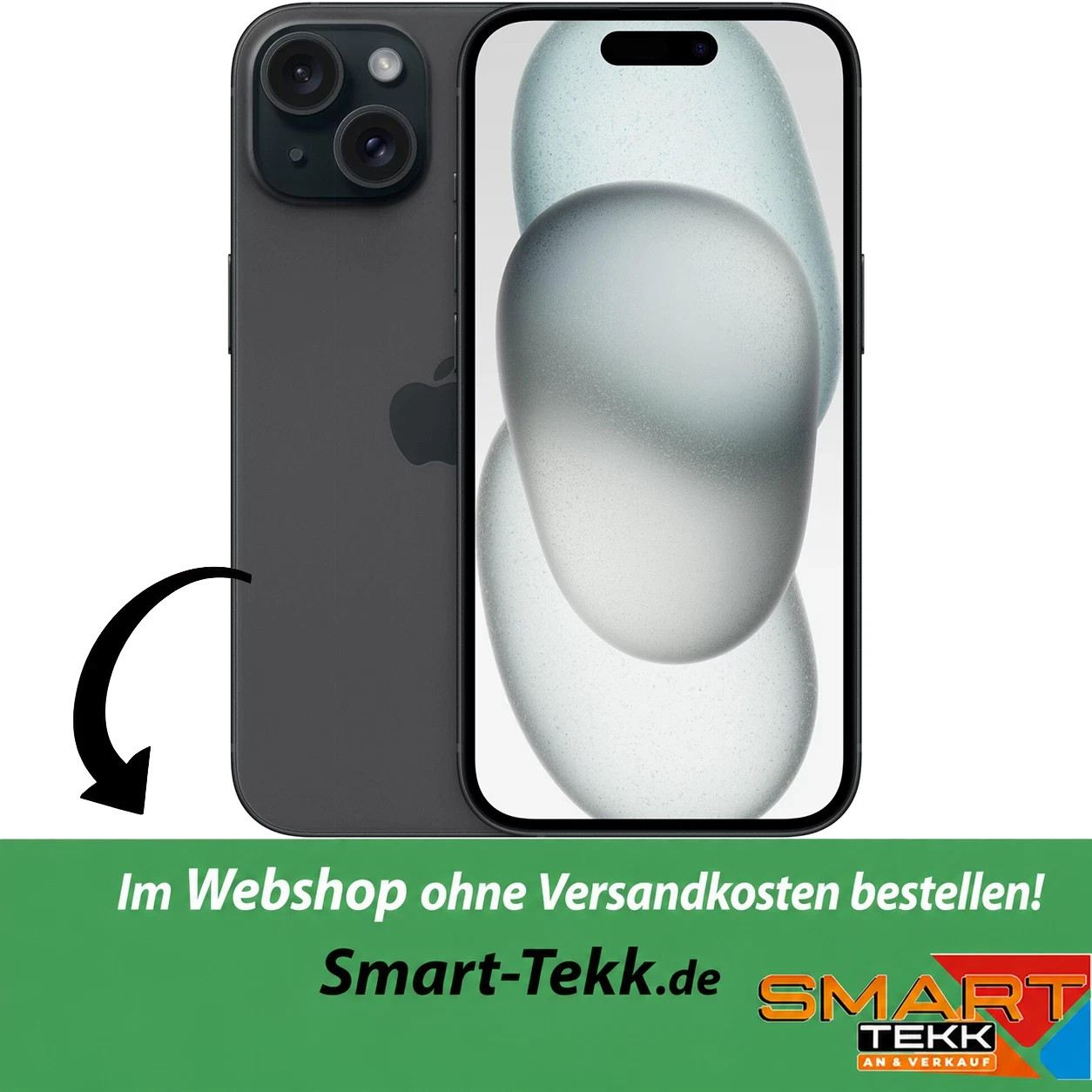 Apple iPhone 15 - 512GB - schwarz - Fair - AK5258