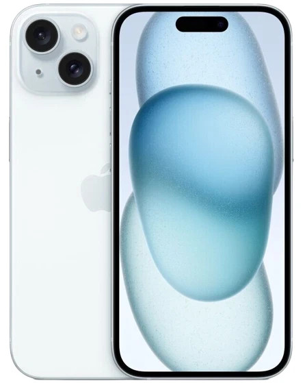 Apple iPhone 15 128GB Blau - Fair - 100% - AK5364