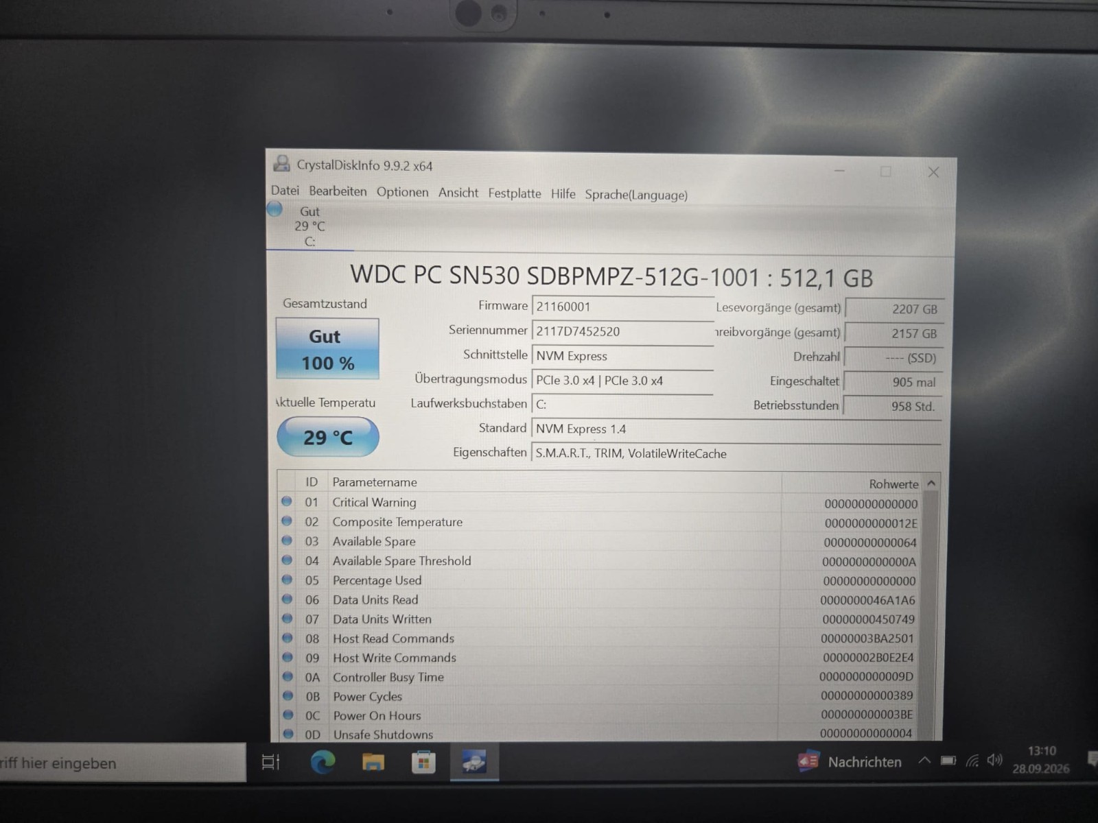 Lenovo ThinkPad E14 Gen 3 14 Zoll (512GB SSD, AMD Ryzen 5 5500u Serie 16GB Ram) – Bild 8