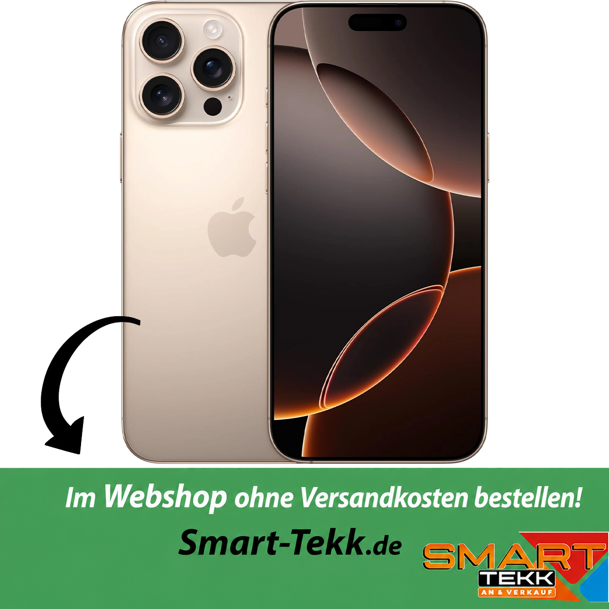 Apple iPhone 16 Pro Max  256 GB Gold - Gut - 93% - AK5385