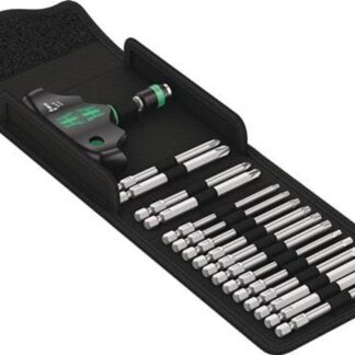Wera Kraftform Kompakt 400 Handhalter und Bit-Satz, 17-teilig 05057470001