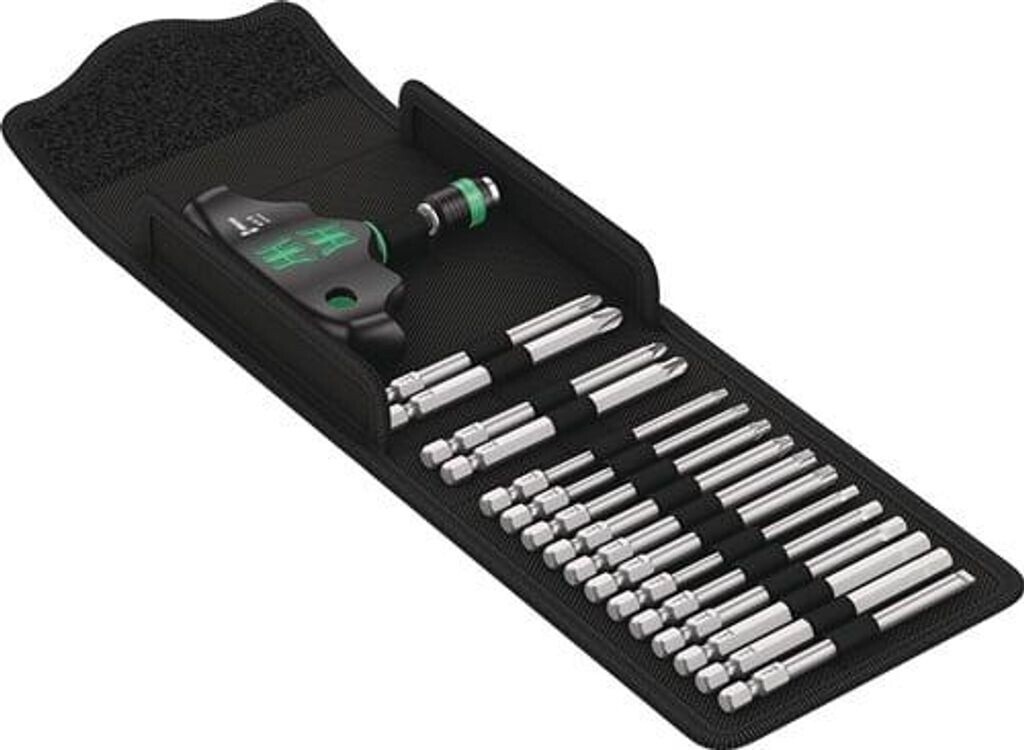 Wera Kraftform Kompakt 400 Handhalter und Bit-Satz, 17-teilig 05057470001